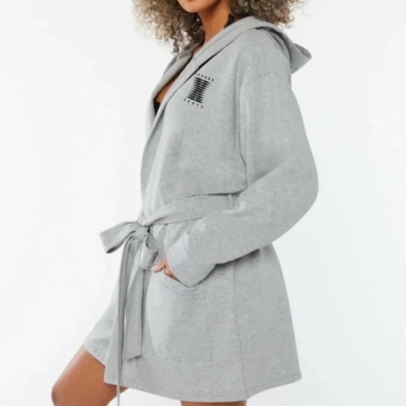 Savage X Fenty by Rihanna Jersey Knit Hooded Robe - Picture 2 of 9